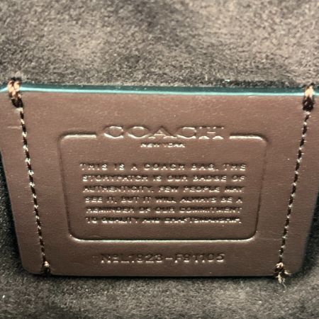 COACH コーチ ホースキャリッジ レザー 2way ショルダーバッグ F91105 ブラウン
