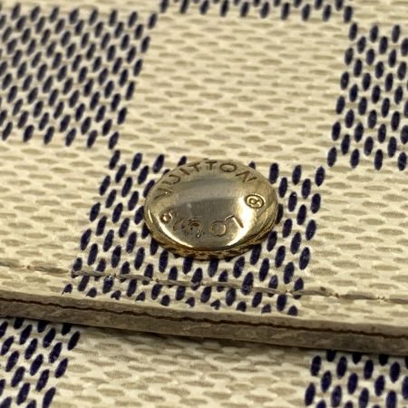 LOUIS VUITTON ルイヴィトン ダミエ アズール ポルトフォイユ サラ 二つ折り長財布 N61735 ホワイト CA2009