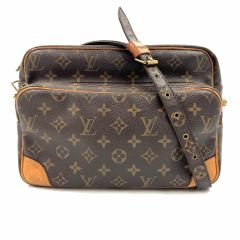 LOUIS VUITTON ルイヴィトン モノグラム ナイル ショルダーバッグ M45244 ブラウン Bランク