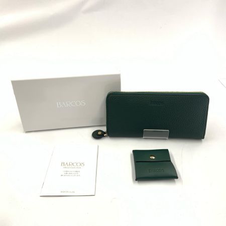 BARCOS GLウォレット ラウンド型財布 チルコロR 長財布 グリーン 未使用