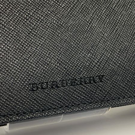 BURBERRY バーバリー ノバチェック 二つ折り長財布  ブラック 箱付き