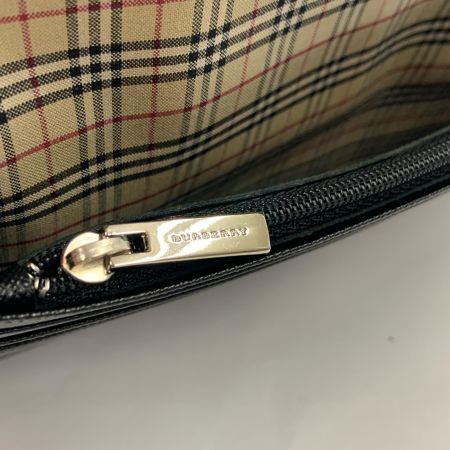 BURBERRY バーバリー ノバチェック 二つ折り長財布  ブラック 箱付き