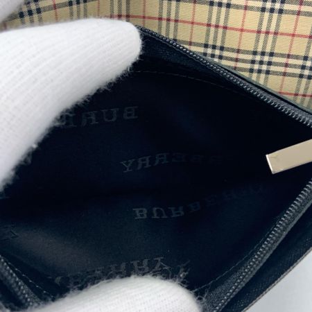 BURBERRY バーバリー ノバチェック 二つ折り長財布  ブラック 箱付き