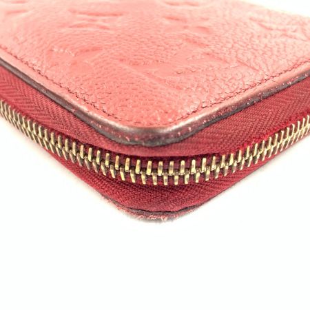 LOUIS VUITTON ルイヴィトン モノグラム アンプラント ジッピー ウォレット ラウンドファスナー長財布 M60549 レッド
