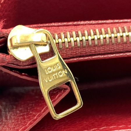 LOUIS VUITTON ルイヴィトン モノグラム アンプラント ジッピー ウォレット ラウンドファスナー長財布 M60549 レッド