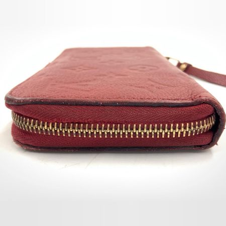 LOUIS VUITTON ルイヴィトン モノグラム アンプラント ジッピー ウォレット ラウンドファスナー長財布 M60549 レッド