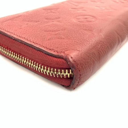 LOUIS VUITTON ルイヴィトン モノグラム アンプラント ジッピー ウォレット ラウンドファスナー長財布 M60549 レッド