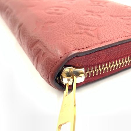 LOUIS VUITTON ルイヴィトン モノグラム アンプラント ジッピー ウォレット ラウンドファスナー長財布 M60549 レッド