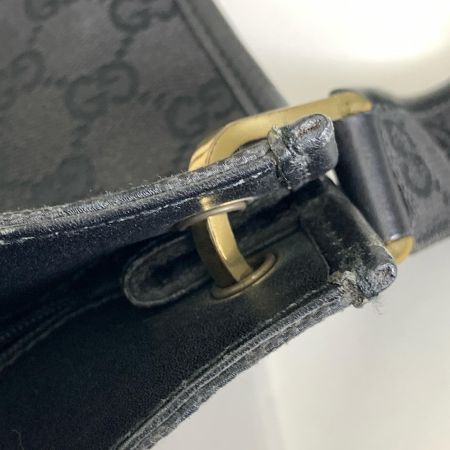 GUCCI グッチ GGキャンバス ショルダーバッグ 91762 ブラック
