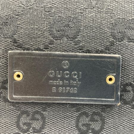 GUCCI グッチ GGキャンバス ショルダーバッグ 91762 ブラック