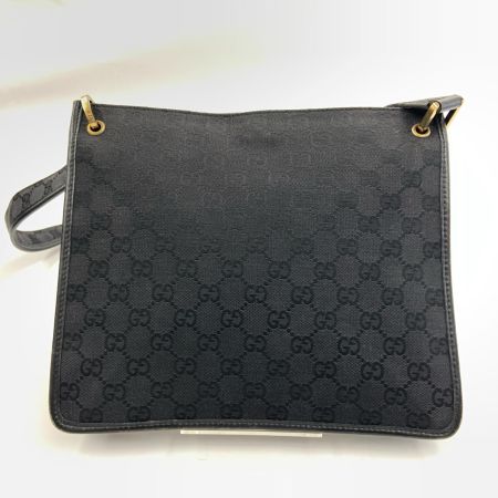 GUCCI グッチ GGキャンバス ショルダーバッグ 91762 ブラック
