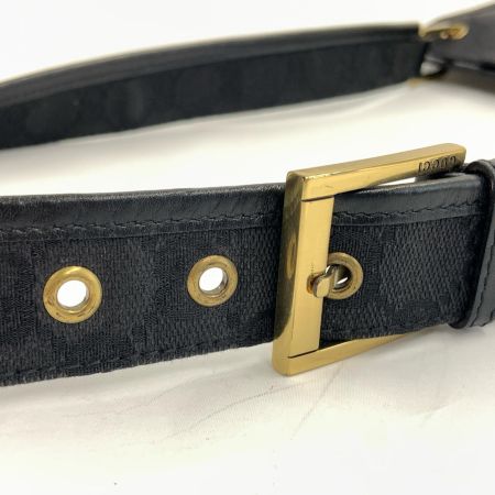 GUCCI グッチ GGキャンバス ショルダーバッグ 91762 ブラック