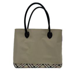 BURBERRY BLUE LABEL バーバリーブルーレーベル レディース トートバッグ  ベージュ Cランク