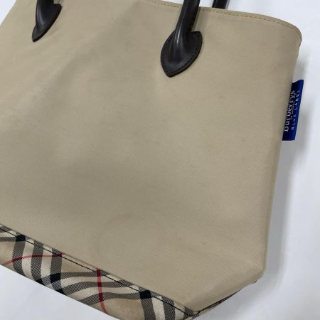 BURBERRY BLUE LABEL バーバリーブルーレーベル レディース トートバッグ  ベージュ