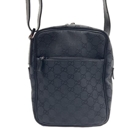 GUCCI グッチ GGキャンバス ショルダーバッグ 03136 ブラック