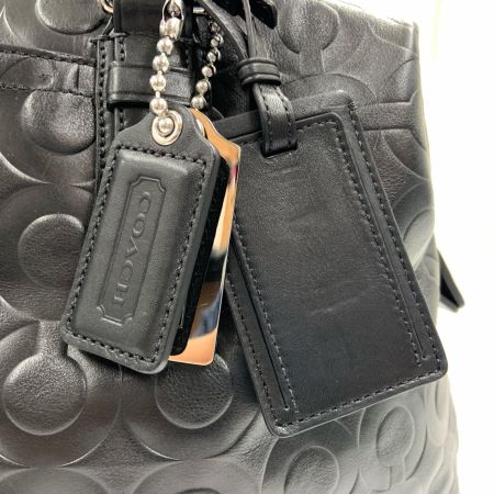 COACH コーチ オプアート ボストンバッグ ハンドバッグ  77182 ブラック