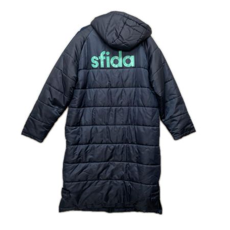 Sfida スフィーダ スポーツウェア ユニセックス TR パデッドロングコート ベンチコート 中綿ロングコート SIZE L SA-22X64 ネイビー