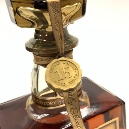 【北海道内限定発送】 SUNTORY サントリー ウイスキー ローヤル 15年 ゴールドラベル 750ml 43% 未開栓 未開栓