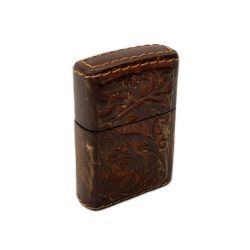 ZIPPO ジッポー 2002 アラベスク 本革巻き ライター ZIPPO Bランク