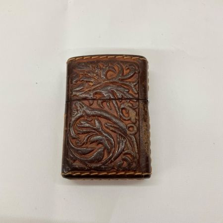 ZIPPO ジッポー 2002 アラベスク 本革巻き ライター ZIPPO
