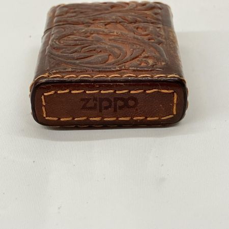 ZIPPO ジッポー 2002 アラベスク 本革巻き ライター ZIPPO