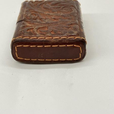 ZIPPO ジッポー 2002 アラベスク 本革巻き ライター ZIPPO