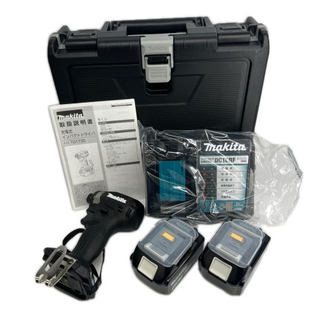 MAKITA マキタ 充電式インパクトドライバ 18V 6Ah バッテリ2本・充電器 ケース付 TD173DRGX ブラック 未使用