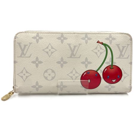 LOUIS VUITTON ルイヴィトン LV×TM モノグラム チェリー ジッピーウォレット 村上隆 ラウンドファスナー長財布 M14240