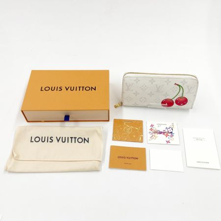 LOUIS VUITTON ルイヴィトン LV×TM モノグラム チェリー ジッピーウォレット 村上隆 ラウンドファスナー長財布 M14240