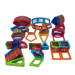 BorneLund ボーネルンド 142P マグフォーマー 大量セット 磁石ブロック 知育 Aランク