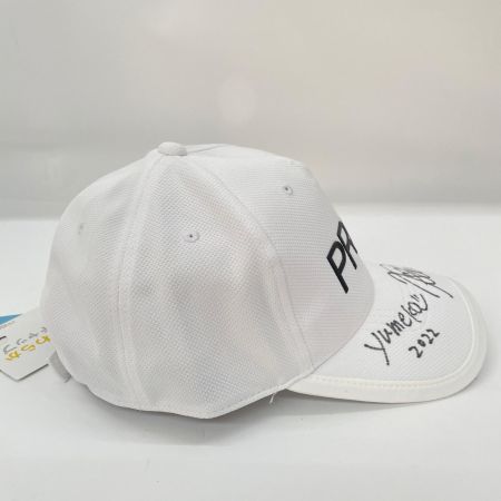 PRGR プロギア キャップ 直筆サイン 女子プロゴルフ 小林夢果 辻梨恵 サイン入り size フリーサイズ（56～60cm) ホワイト 未使用品