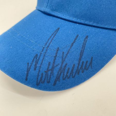 ブリヂストン キャップ 非売品 2017年 ブリヂストンオープン マット・クーチャー サイン入り TOUR B仕様 sizeフリーサイズ(56~59cm) ブルー