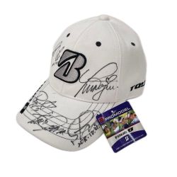 BRIDGESTONE GOLF キャップ ブリヂストン プロモデルキャップ ツアープロ直筆サイン入り 2018 size L(約57～60cm) ホワイト Sランク