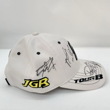 BRIDGESTONE GOLF キャップ ブリヂストン プロモデルキャップ ツアープロ直筆サイン入り 2018 size L(約57～60cm) ホワイト