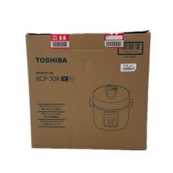 TOSHIBA 東芝 電気圧力鍋 2.0L RCP-30R ブラック Nランク