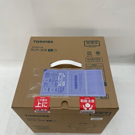TOSHIBA 東芝 電気圧力鍋 2.0L RCP-30R ブラック