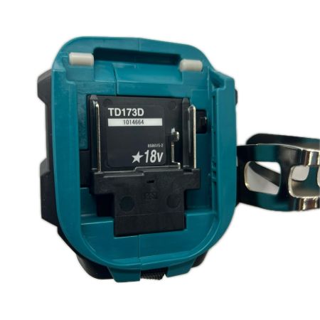 MAKITA マキタ 充電式インパクトドライバ 18V 6Ah バッテリ2本・充電器 ケース付 ブルー TD173DRGX ブルー 未使用