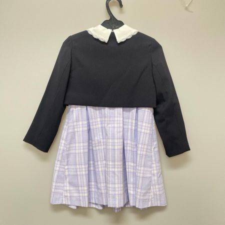 hiromichi nakano ヒロミチナカノ キッズ フォーマル 女の子 ジャケット付き ワンピース size130cm 222206604C ネイビー×パープル
