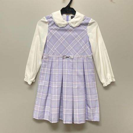 hiromichi nakano ヒロミチナカノ キッズ フォーマル 女の子 ジャケット付き ワンピース size130cm 222206604C ネイビー×パープル