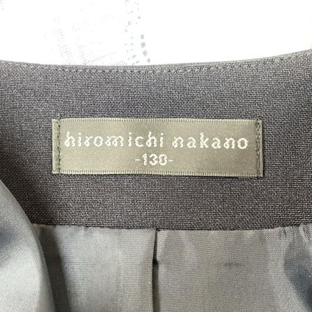 hiromichi nakano ヒロミチナカノ キッズ フォーマル 女の子 ジャケット付き ワンピース size130cm 222206604C ネイビー×パープル