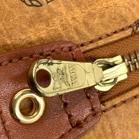 MCM エムシーエム ヴィセトス ロゴグラム ミニボストンバッグ  8423N ブラウン