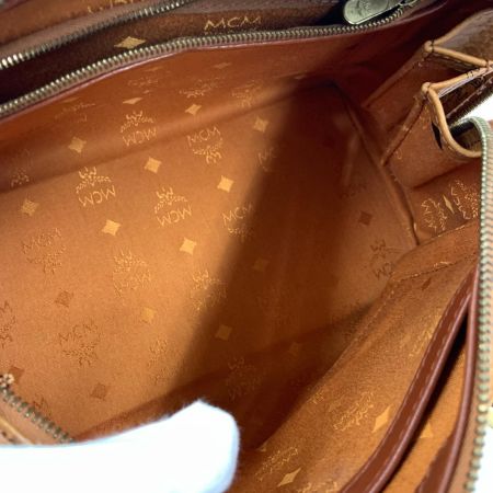 MCM エムシーエム ヴィセトス ロゴグラム ミニボストンバッグ  8423N ブラウン