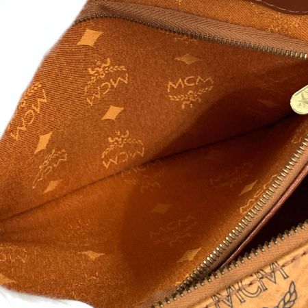 MCM エムシーエム ヴィセトス ロゴグラム ミニボストンバッグ  8423N ブラウン