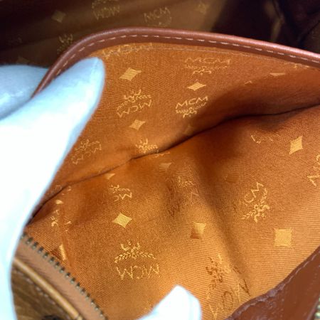 MCM エムシーエム ヴィセトス ロゴグラム ミニボストンバッグ  8423N ブラウン