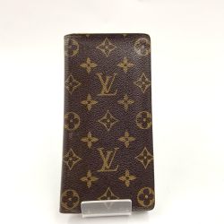 LOUIS VUITTON ルイヴィトン モノグラム ポルトフォイユ ブラザ 長財布 M66540 ブラウン Bランク