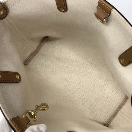 GUCCI グッチ GGキャンバス トートバッグ ハンドバッグ 269878 カーキ