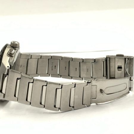 SEIKO セイコー クロノグラフ 電波 ソーラー 腕時計  V195-0AE0 シルバー x ブラック