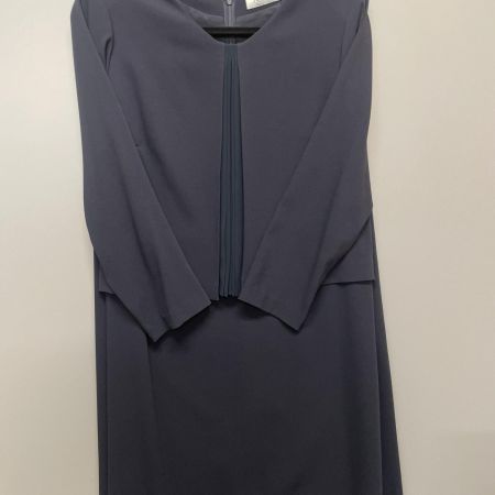 Leilian レリアン レディース セットアップ風 ワンピース サイズ13+ ネイビー