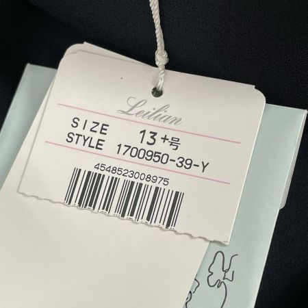 Leilian レリアン レディース セットアップ風 ワンピース サイズ13+ ネイビー