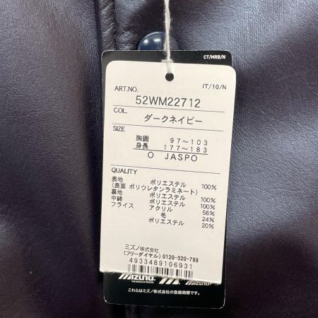 MIZUNO ミズノ スポーツウエア メンズ ジャケット ビューリーグ グラウンドコート sizeO 52WM22712 ダークネイビー